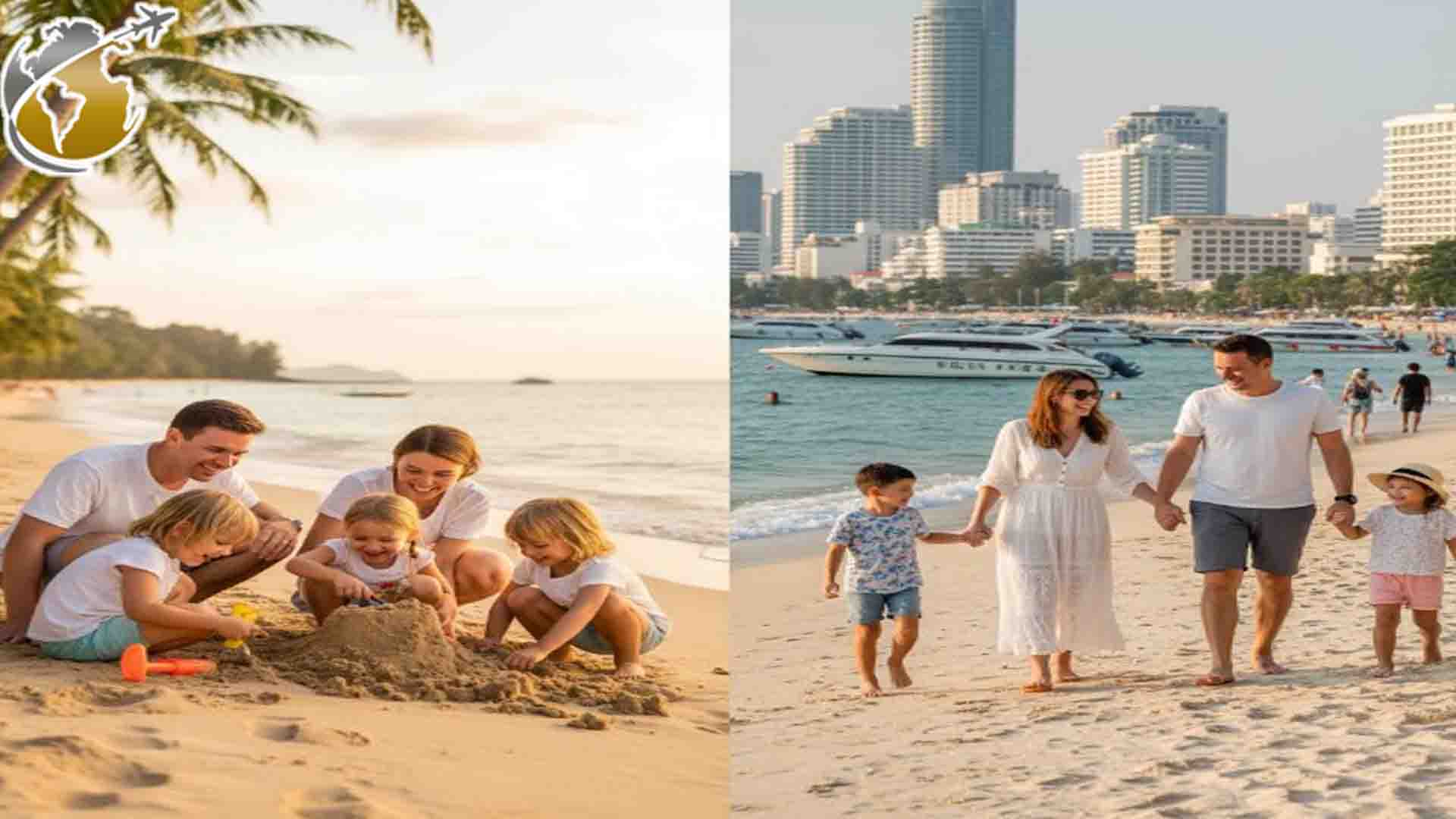مقایسه سفر خانوادگی به تایلند در پوکت و پاتایا (کدام شهر برای کودکان امن‌ تر است؟)