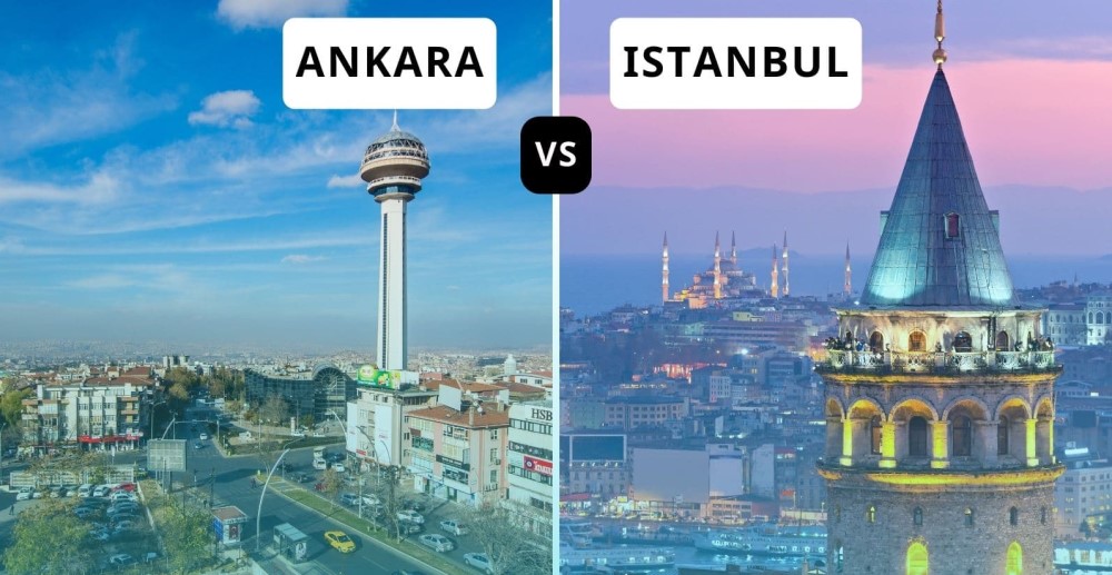 استانبول یا آنکارا؟ مقایسه‌ای همه‌جانبه میان دو قلب تپنده‌ی ترکیه
